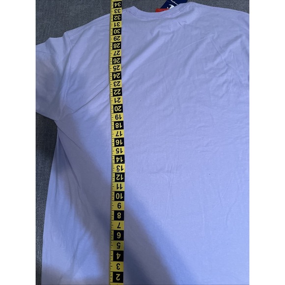 Champion Script Logo T Shirt Men's XXL  Light Purple Short Sleeve Activewear NWT - Picture 10 of 11
